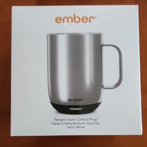 Ember Temperature Control Mug 14oz - Silver | NIB